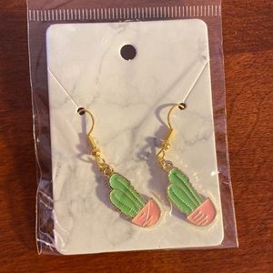 Cactus earrings